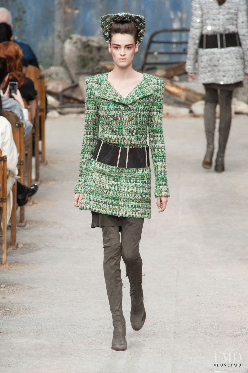 Kremi Otashliyska featured in  the Chanel Haute Couture fashion show for Autumn/Winter 2013
