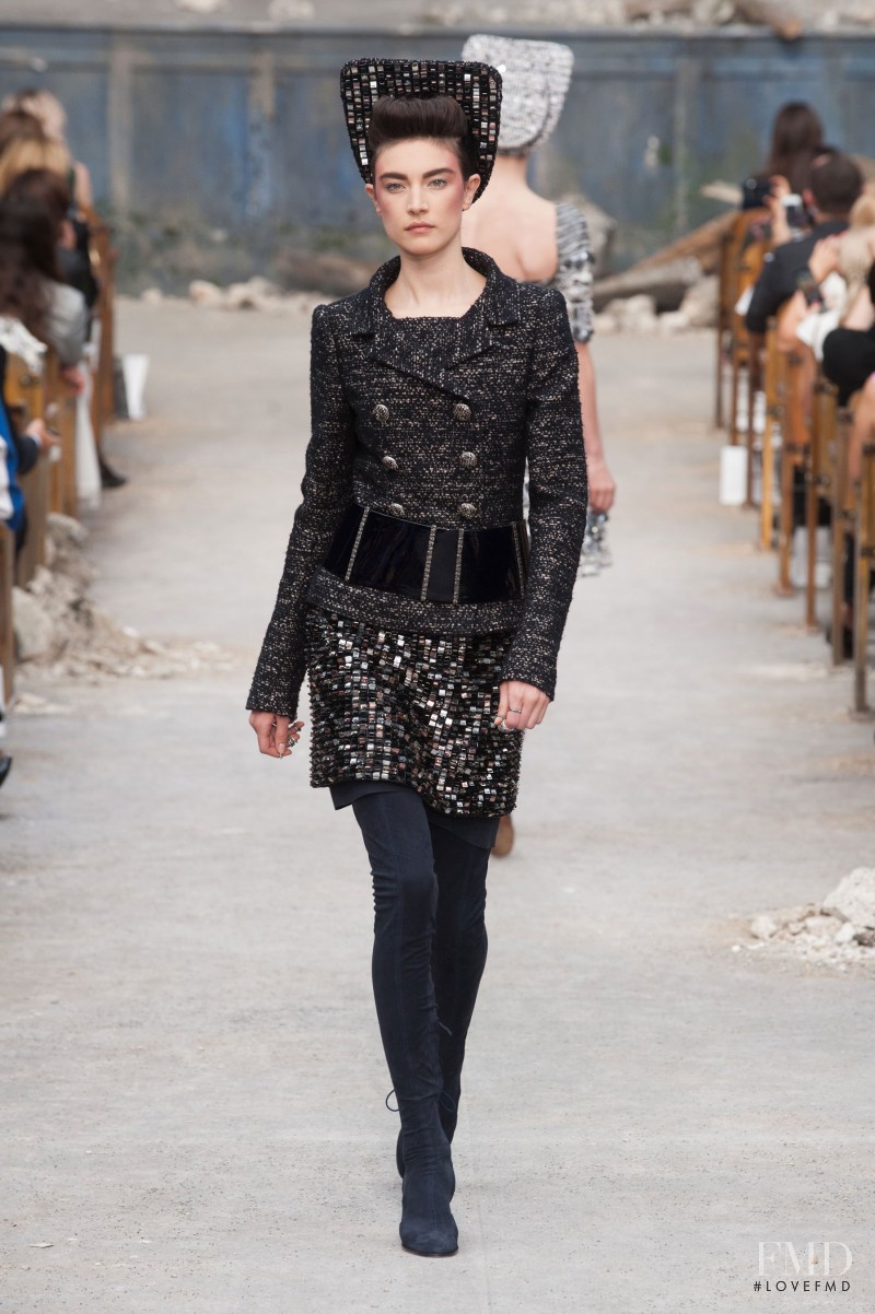 Jacquelyn Jablonski featured in  the Chanel Haute Couture fashion show for Autumn/Winter 2013