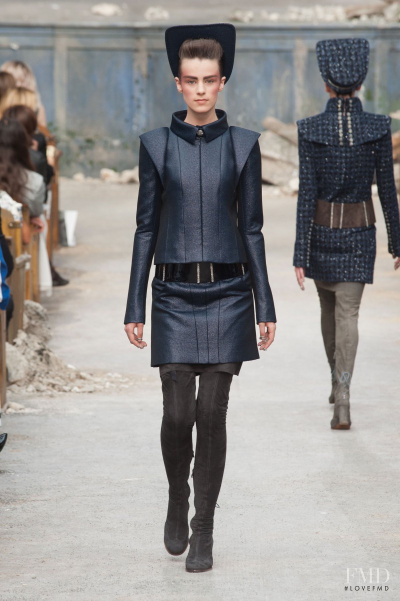 Kayley Chabot featured in  the Chanel Haute Couture fashion show for Autumn/Winter 2013