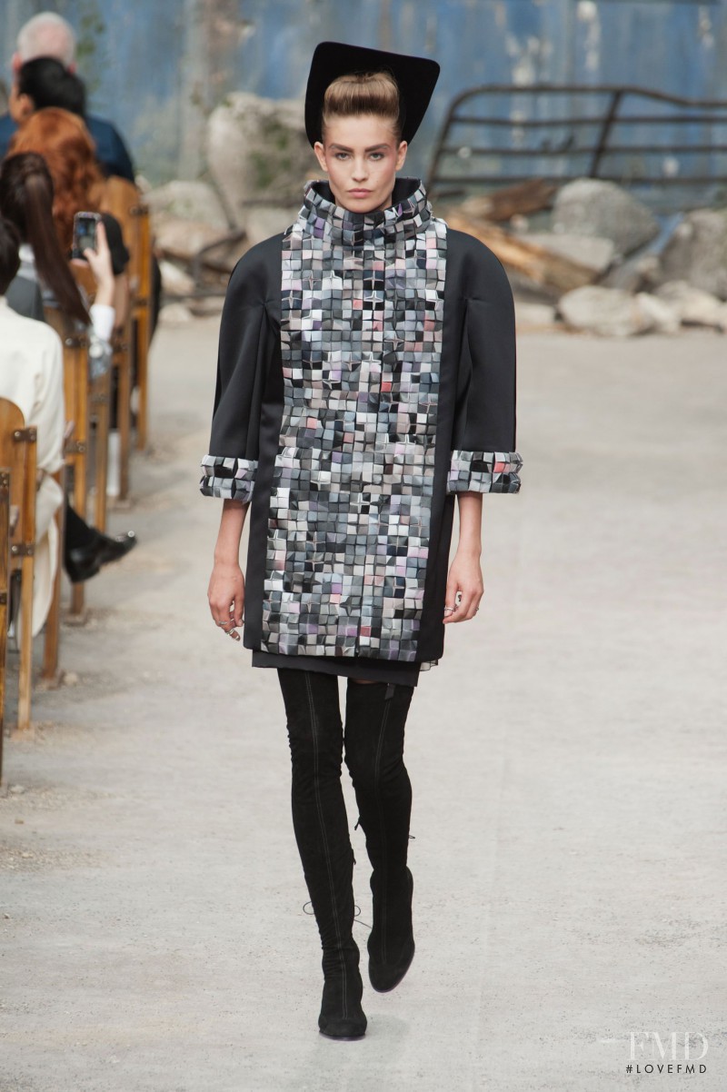 Nadja Bender featured in  the Chanel Haute Couture fashion show for Autumn/Winter 2013