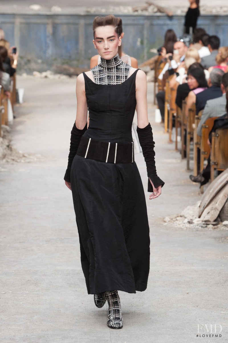Joséphine Le Tutour featured in  the Chanel Haute Couture fashion show for Autumn/Winter 2013