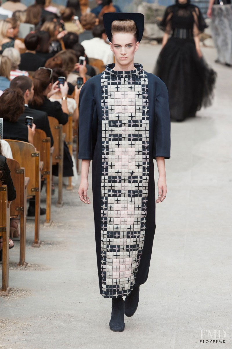 Ashleigh Good featured in  the Chanel Haute Couture fashion show for Autumn/Winter 2013