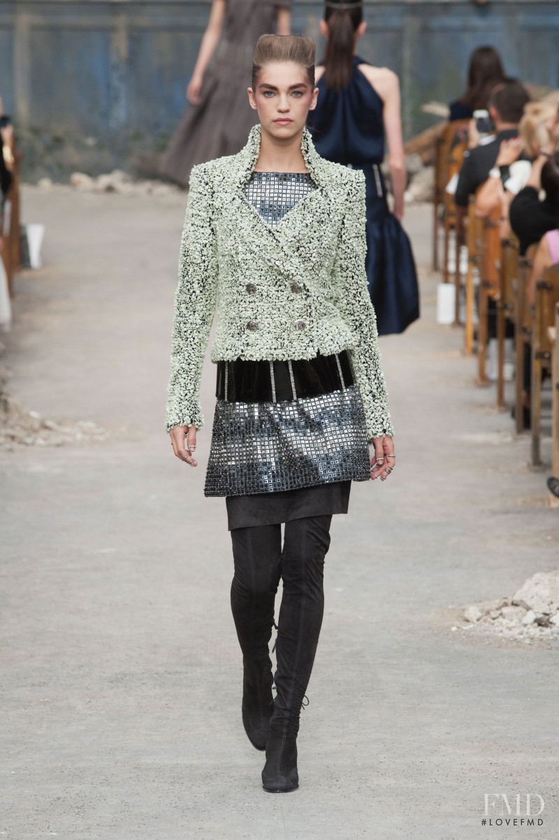 Samantha Gradoville featured in  the Chanel Haute Couture fashion show for Autumn/Winter 2013