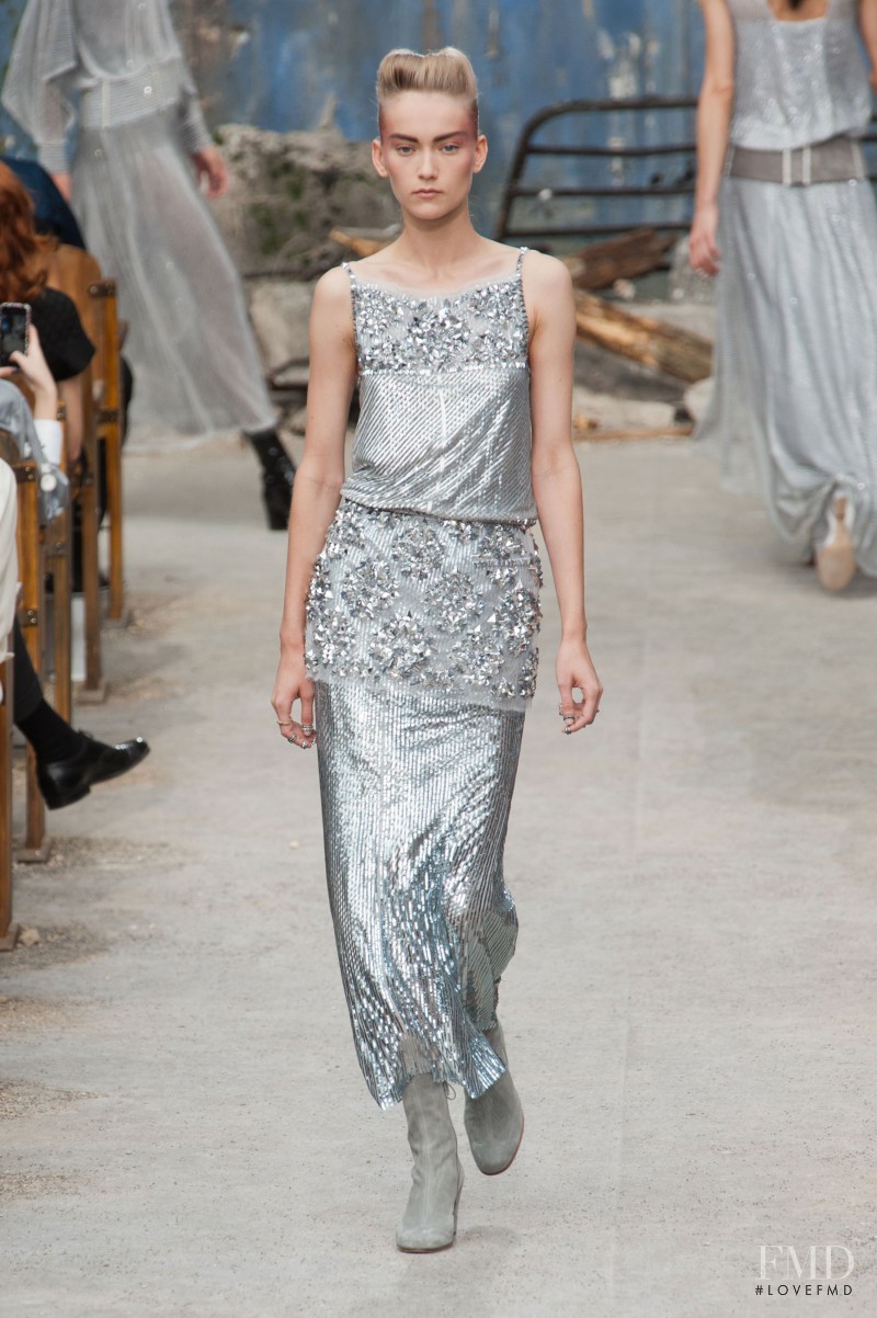 Katerina Ryabinkina featured in  the Chanel Haute Couture fashion show for Autumn/Winter 2013