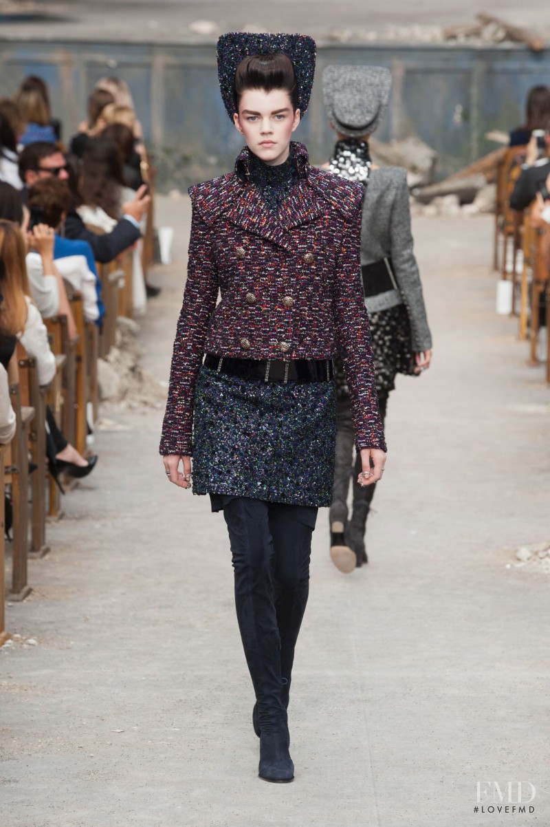 Antonia Wesseloh featured in  the Chanel Haute Couture fashion show for Autumn/Winter 2013