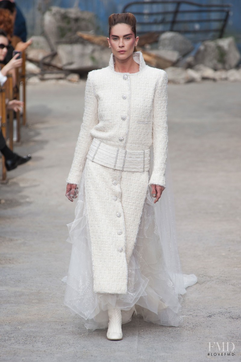 Erin Wasson featured in  the Chanel Haute Couture fashion show for Autumn/Winter 2013