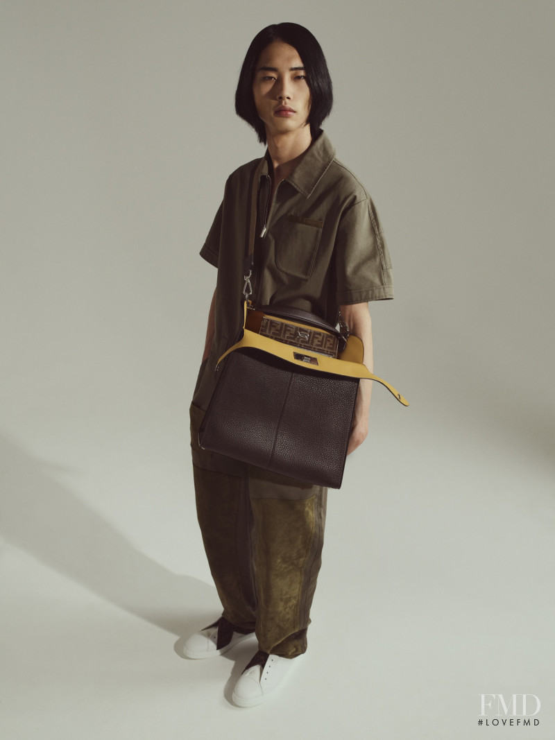 Tae Min Park featured in  the Fendi Icons advertisement for Spring/Summer 2020