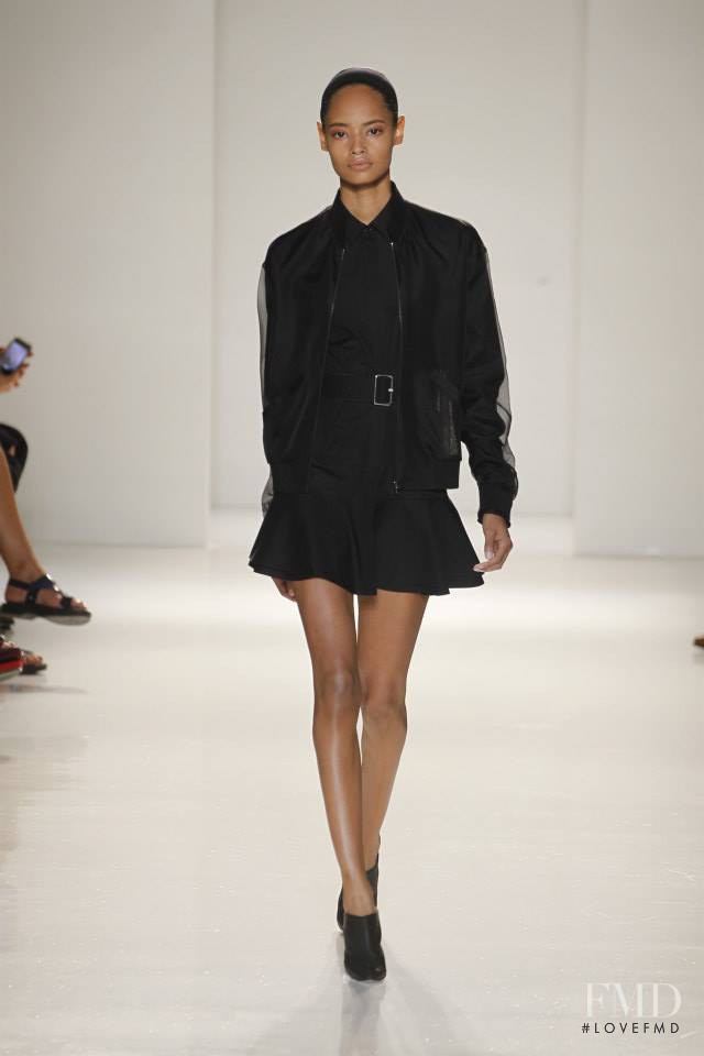 Malaika Firth featured in  the Victoria Beckham fashion show for Spring/Summer 2014
