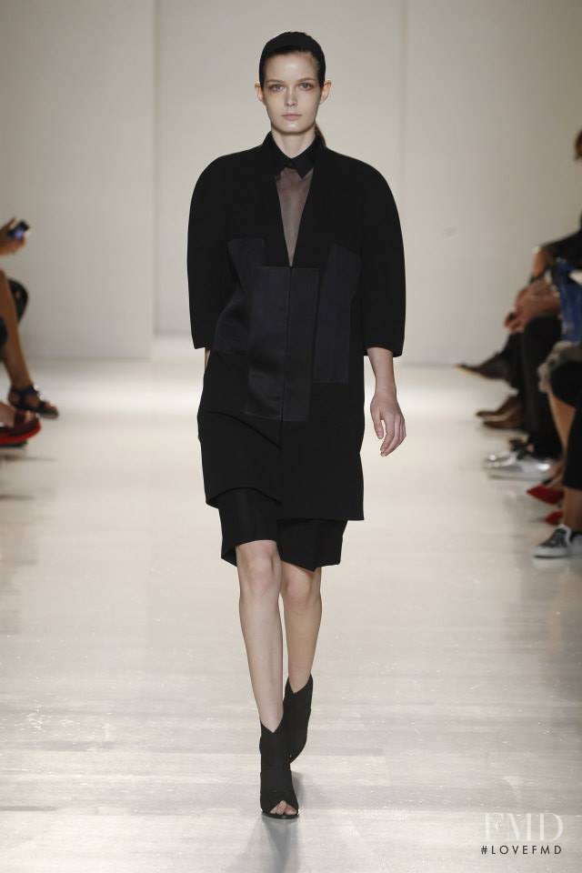 Zlata Mangafic featured in  the Victoria Beckham fashion show for Spring/Summer 2014