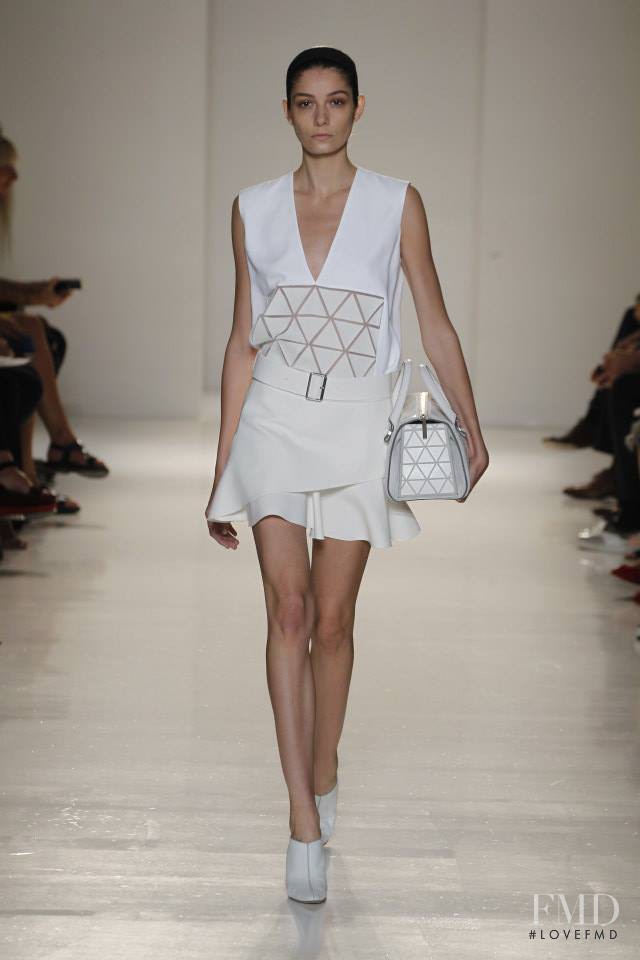 Muriel Beal featured in  the Victoria Beckham fashion show for Spring/Summer 2014