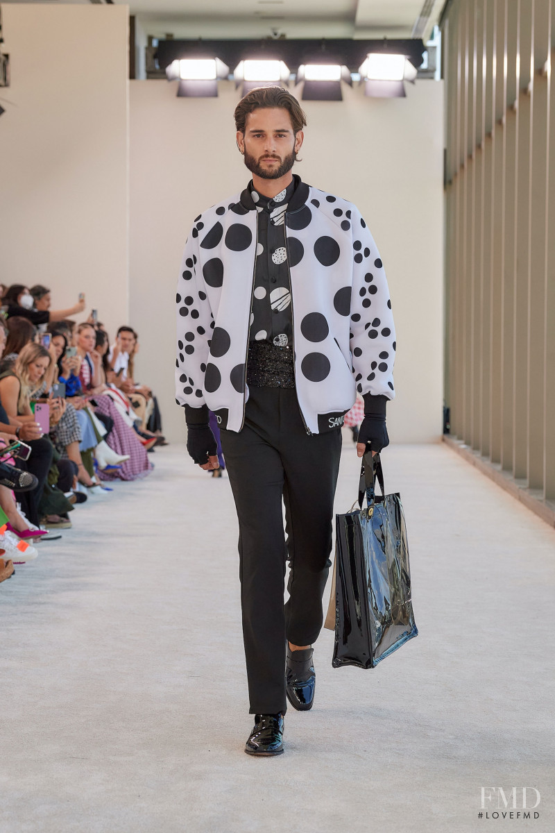 Jonathan Valdez featured in  the Benito Santos fashion show for Autumn/Winter 2022