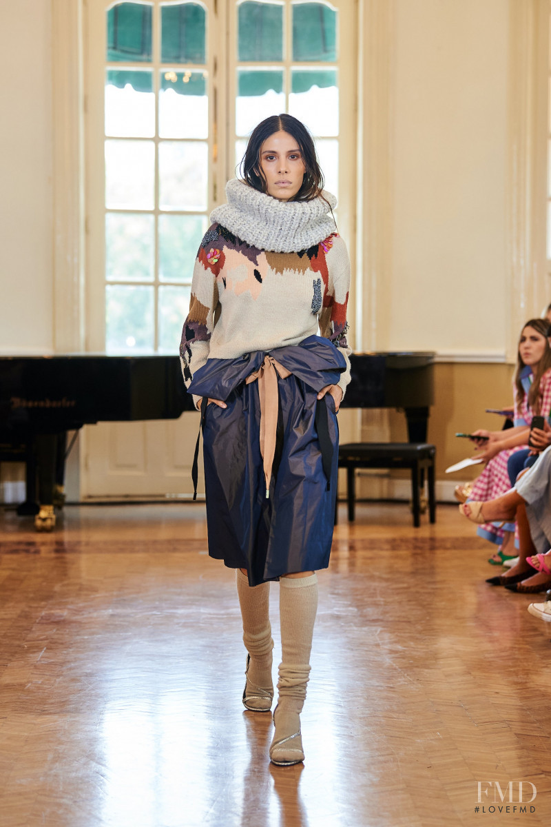 Iliana Ruiz featured in  the Sandra Weil fashion show for Autumn/Winter 2022