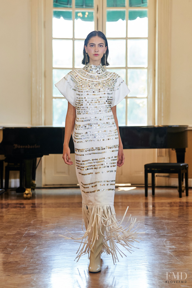 Julia Ardon featured in  the Francisco Cancino fashion show for Autumn/Winter 2022