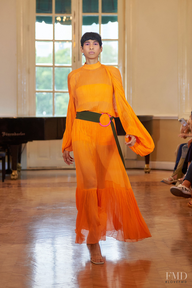 Andrea Hernandez featured in  the Kris Goyri fashion show for Autumn/Winter 2022