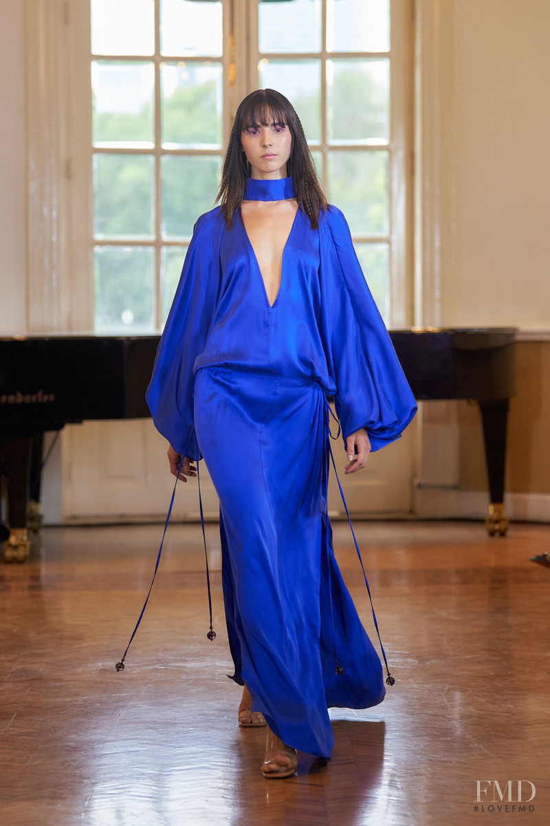 Maria Ibarra featured in  the Kris Goyri fashion show for Autumn/Winter 2022