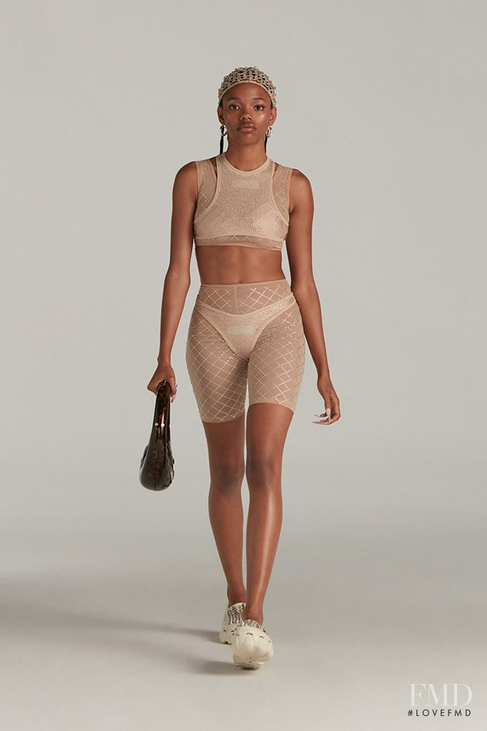 Ana Yarlin Mateo featured in  the GCDS fashion show for Spring/Summer 2022