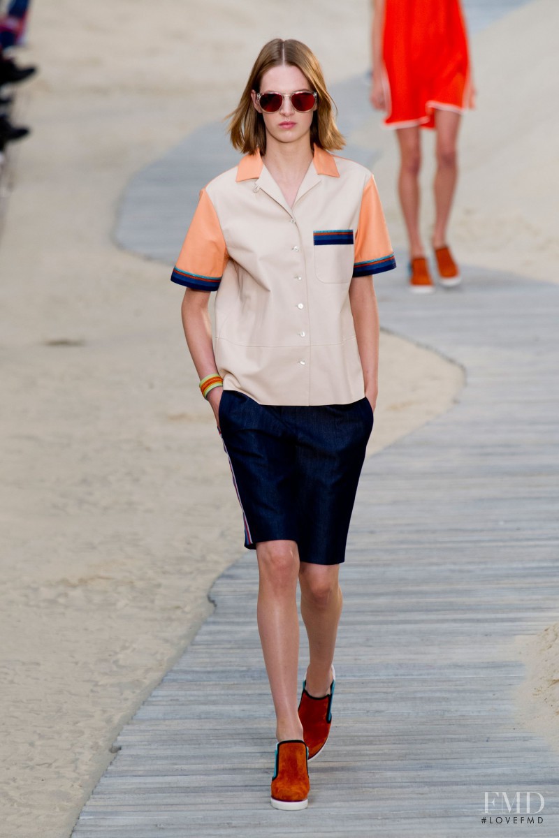 Ashleigh Good featured in  the Tommy Hilfiger fashion show for Spring/Summer 2014