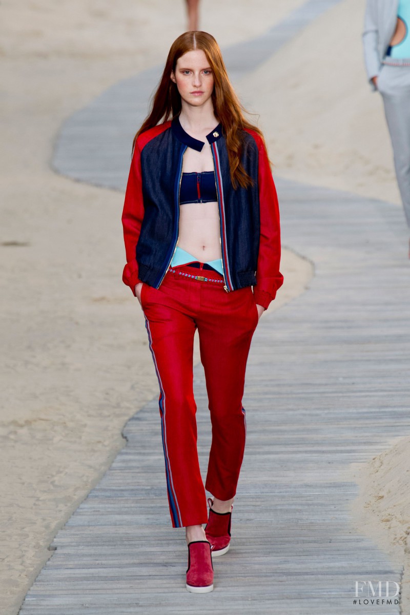 Magdalena Jasek featured in  the Tommy Hilfiger fashion show for Spring/Summer 2014
