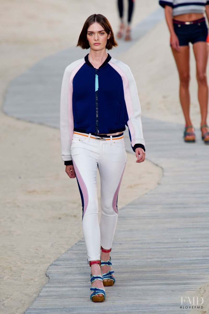 Sam Rollinson featured in  the Tommy Hilfiger fashion show for Spring/Summer 2014
