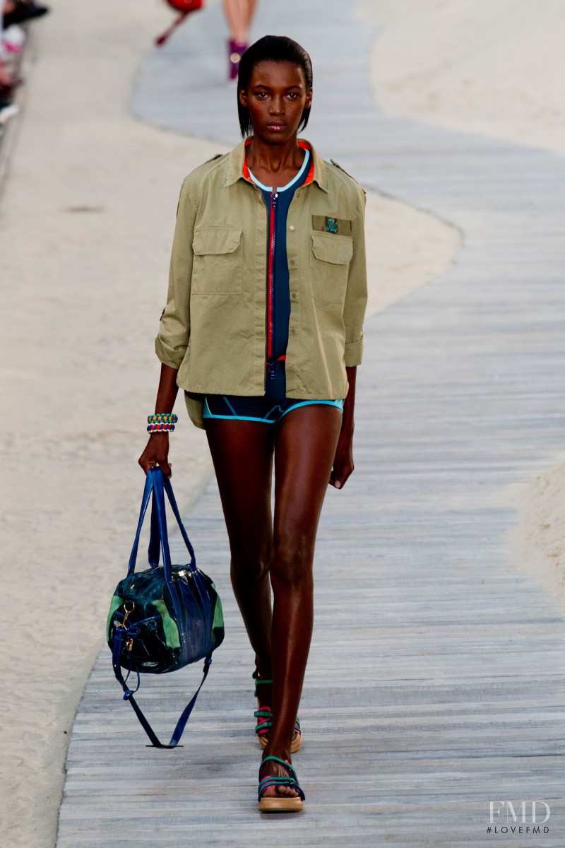 Kai Newman featured in  the Tommy Hilfiger fashion show for Spring/Summer 2014