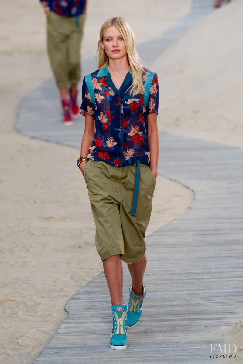 Natalia Siodmiak featured in  the Tommy Hilfiger fashion show for Spring/Summer 2014