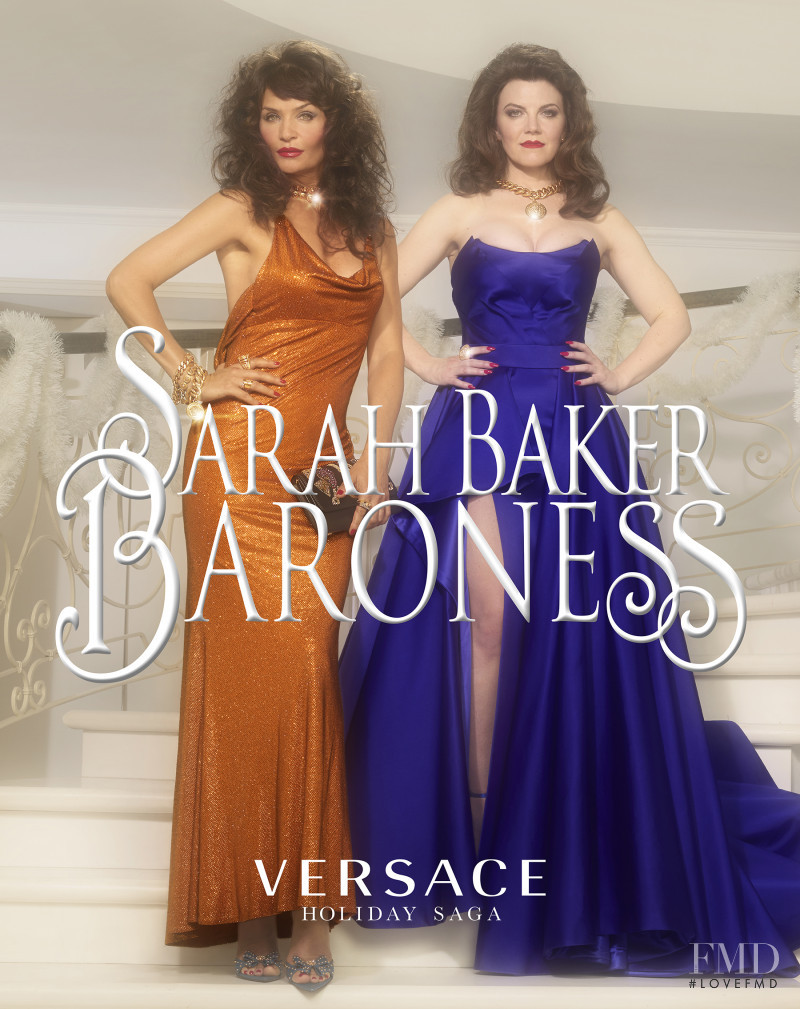 Versace Baroness by Sarah Baker advertisement for Holiday 2019