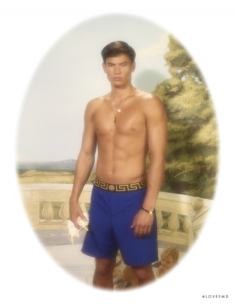 Versace Baroness by Sarah Baker advertisement for Holiday 2019