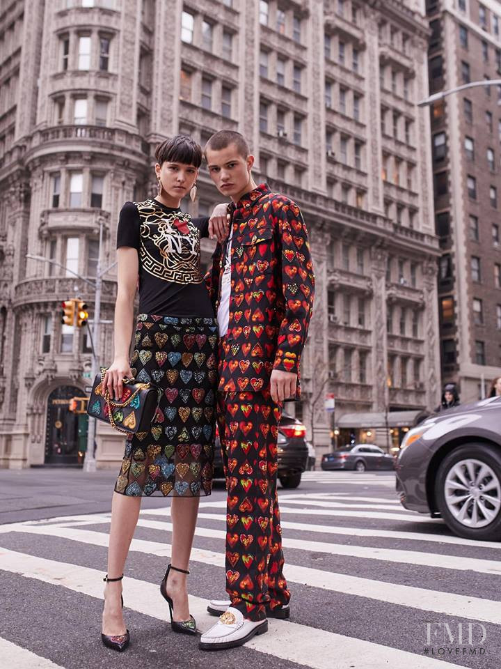 Versace NYC advertisement for Pre-Fall 2019