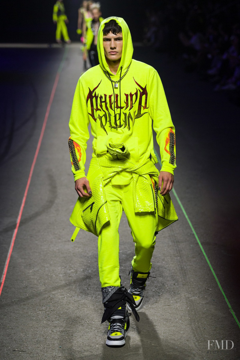 Islam Dulatov featured in  the Philipp Plein fashion show for Spring/Summer 2020