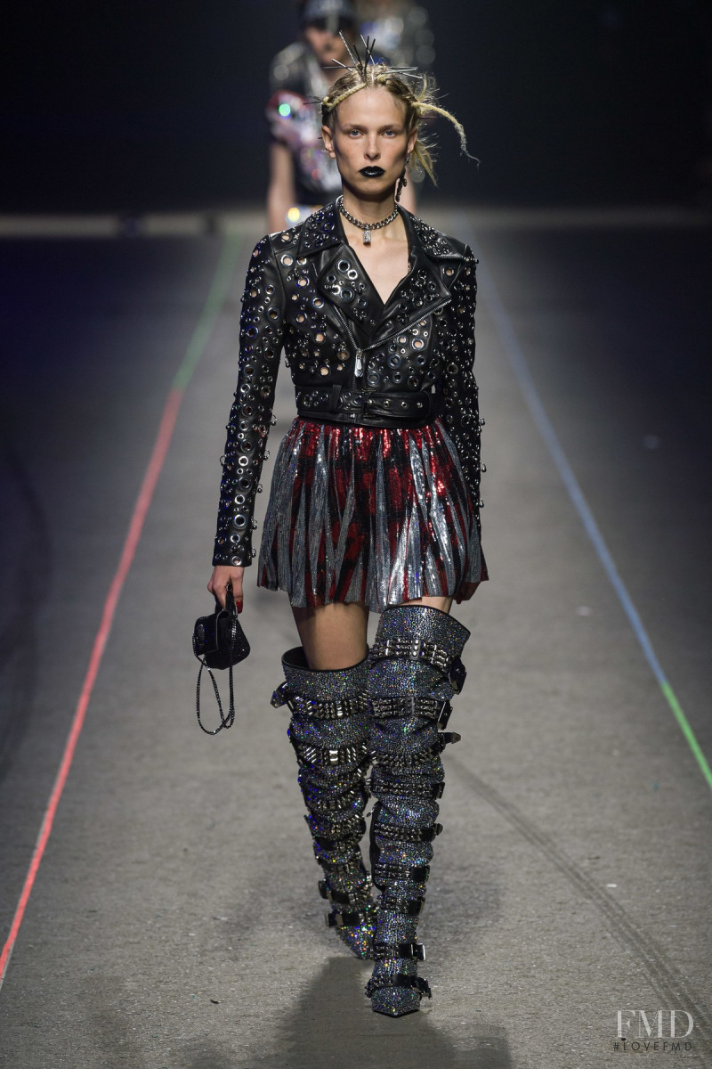 Lina Berg featured in  the Philipp Plein fashion show for Spring/Summer 2020