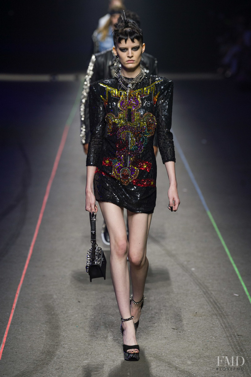 Hannah Elyse featured in  the Philipp Plein fashion show for Spring/Summer 2020