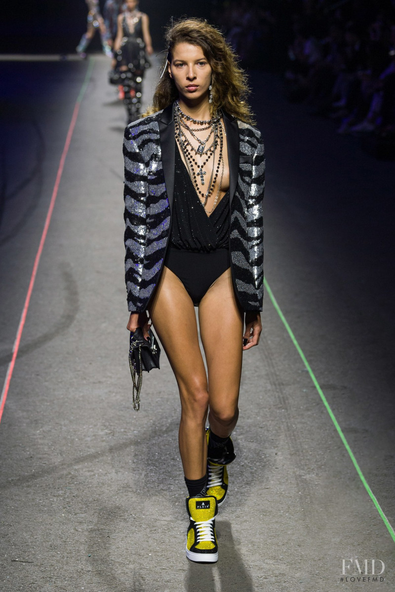 Alice Metza featured in  the Philipp Plein fashion show for Spring/Summer 2020