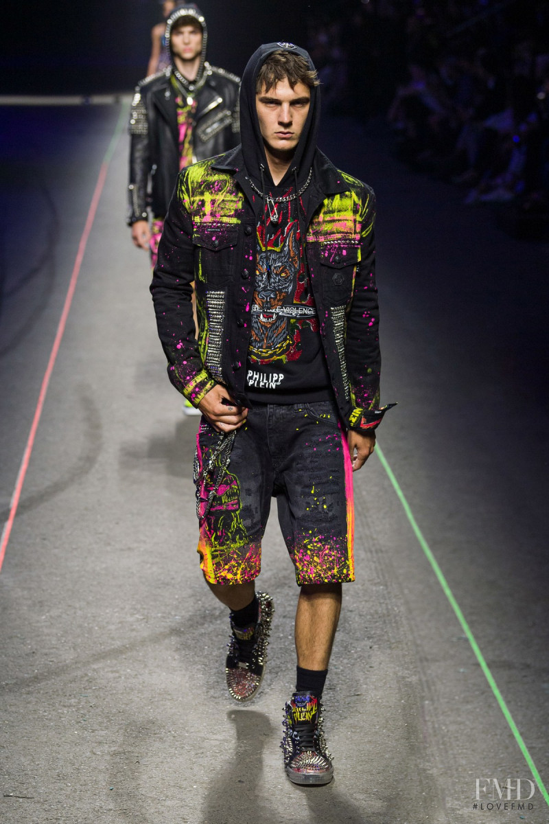 Tommy Hackett featured in  the Philipp Plein fashion show for Spring/Summer 2020