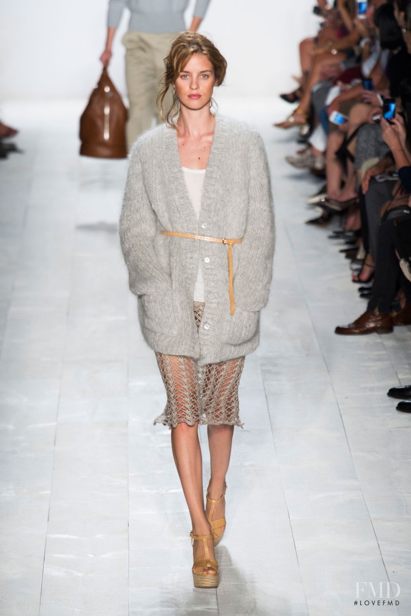 Julia Frauche featured in  the Michael Kors Collection fashion show for Spring/Summer 2014