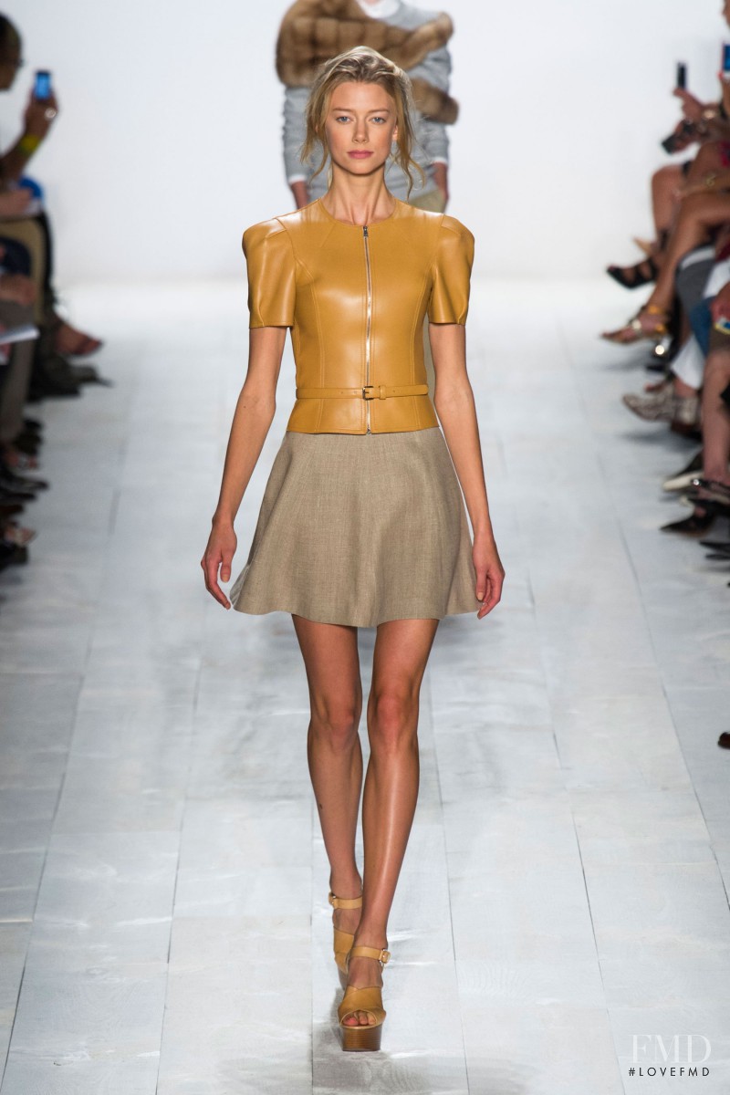 Kelli Lumi featured in  the Michael Kors Collection fashion show for Spring/Summer 2014