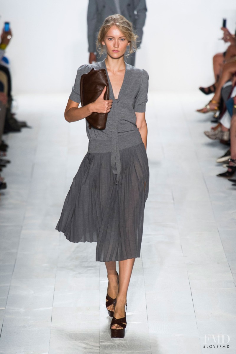 Katerina Ryabinkina featured in  the Michael Kors Collection fashion show for Spring/Summer 2014