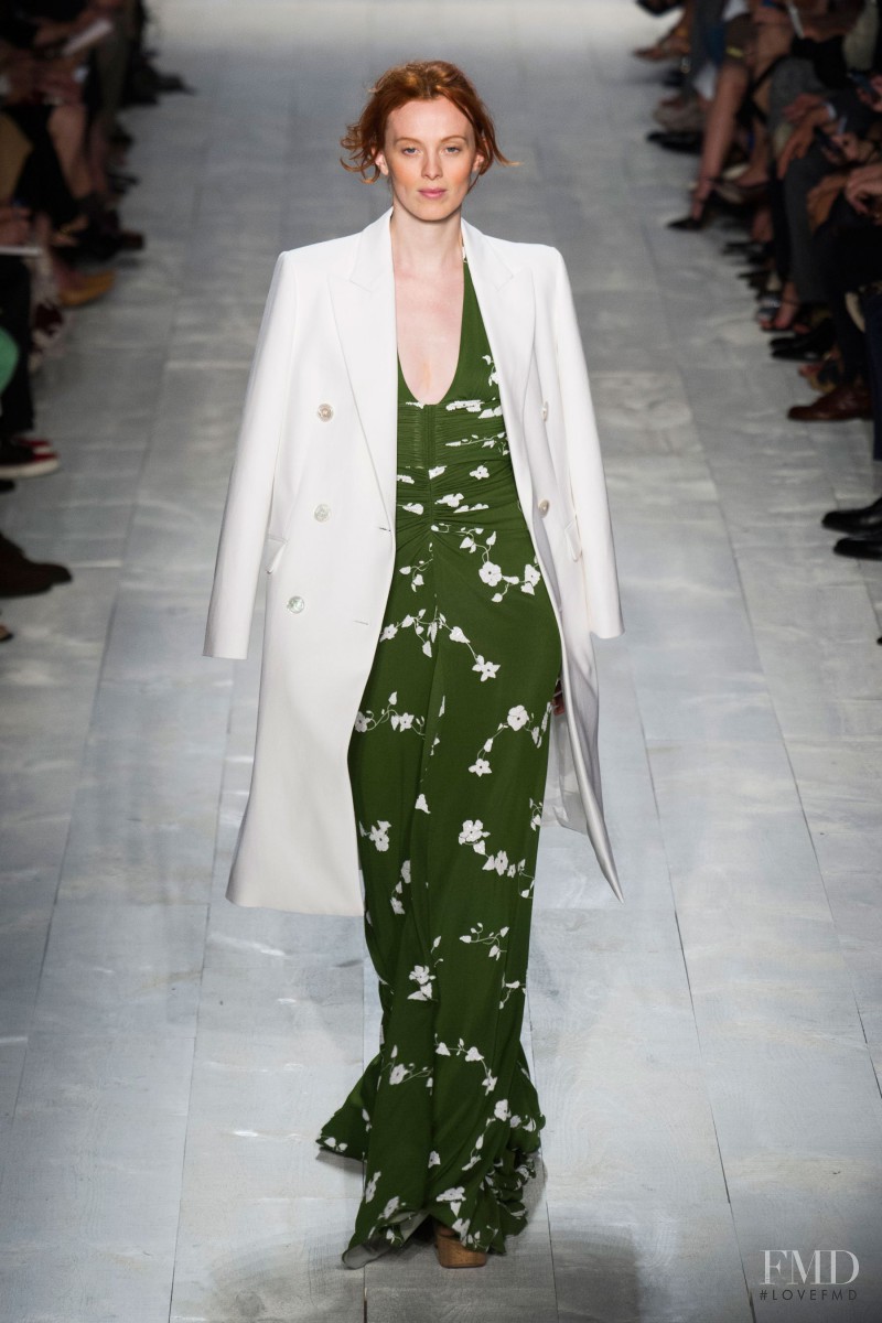 Karen Elson featured in  the Michael Kors Collection fashion show for Spring/Summer 2014