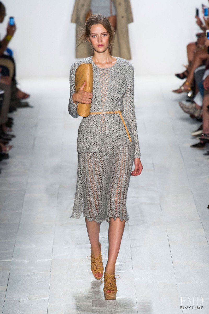 Esther Heesch featured in  the Michael Kors Collection fashion show for Spring/Summer 2014