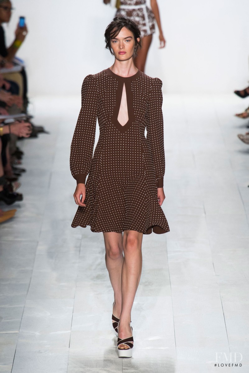 Sam Rollinson featured in  the Michael Kors Collection fashion show for Spring/Summer 2014