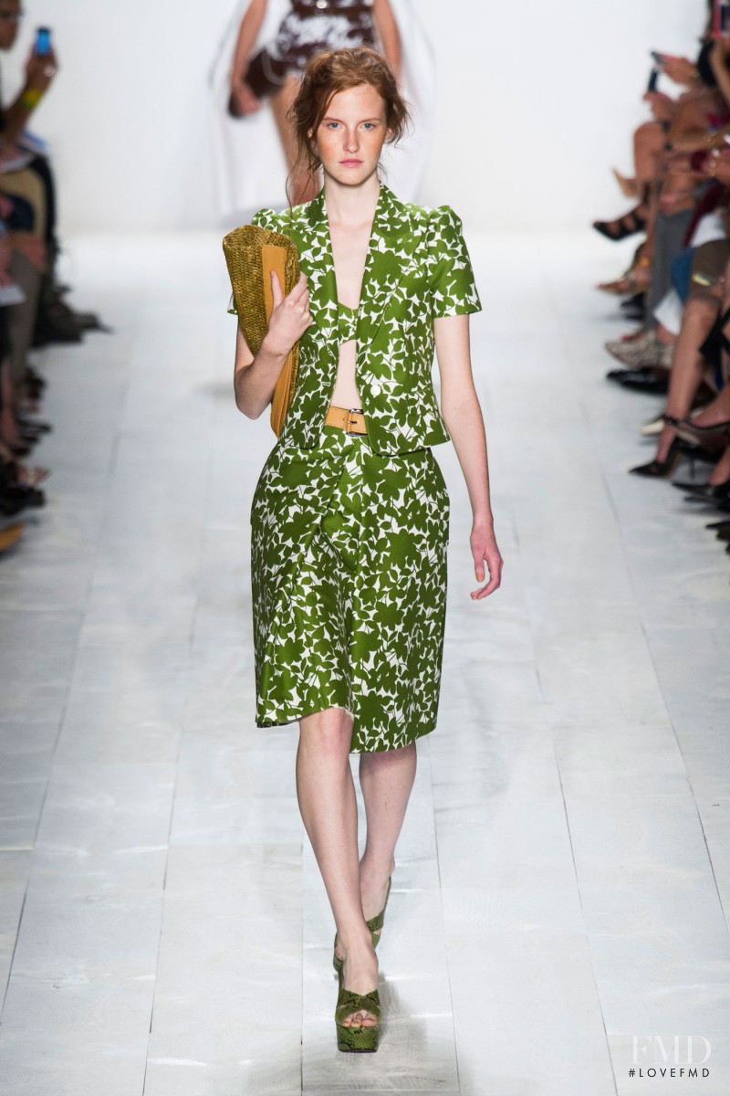 Magdalena Jasek featured in  the Michael Kors Collection fashion show for Spring/Summer 2014