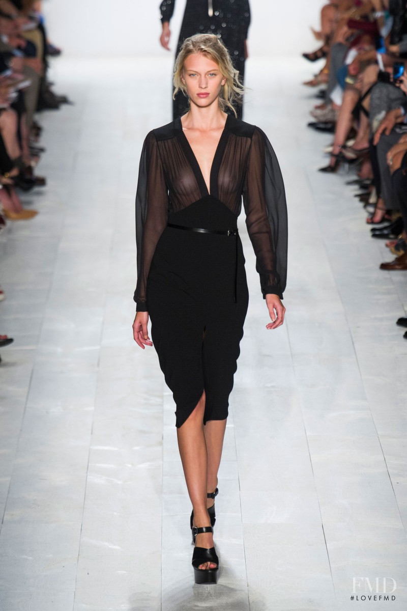 Juliana Schurig featured in  the Michael Kors Collection fashion show for Spring/Summer 2014