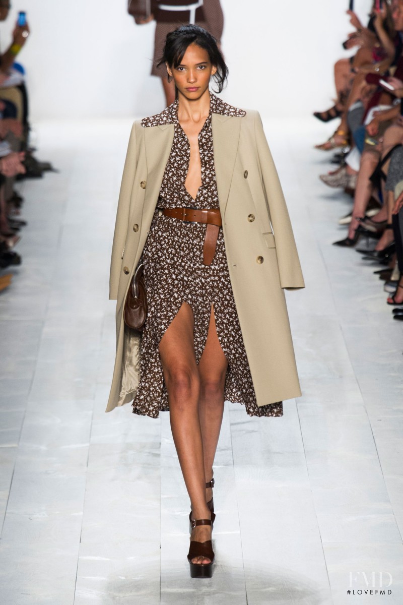 Cora Emmanuel featured in  the Michael Kors Collection fashion show for Spring/Summer 2014