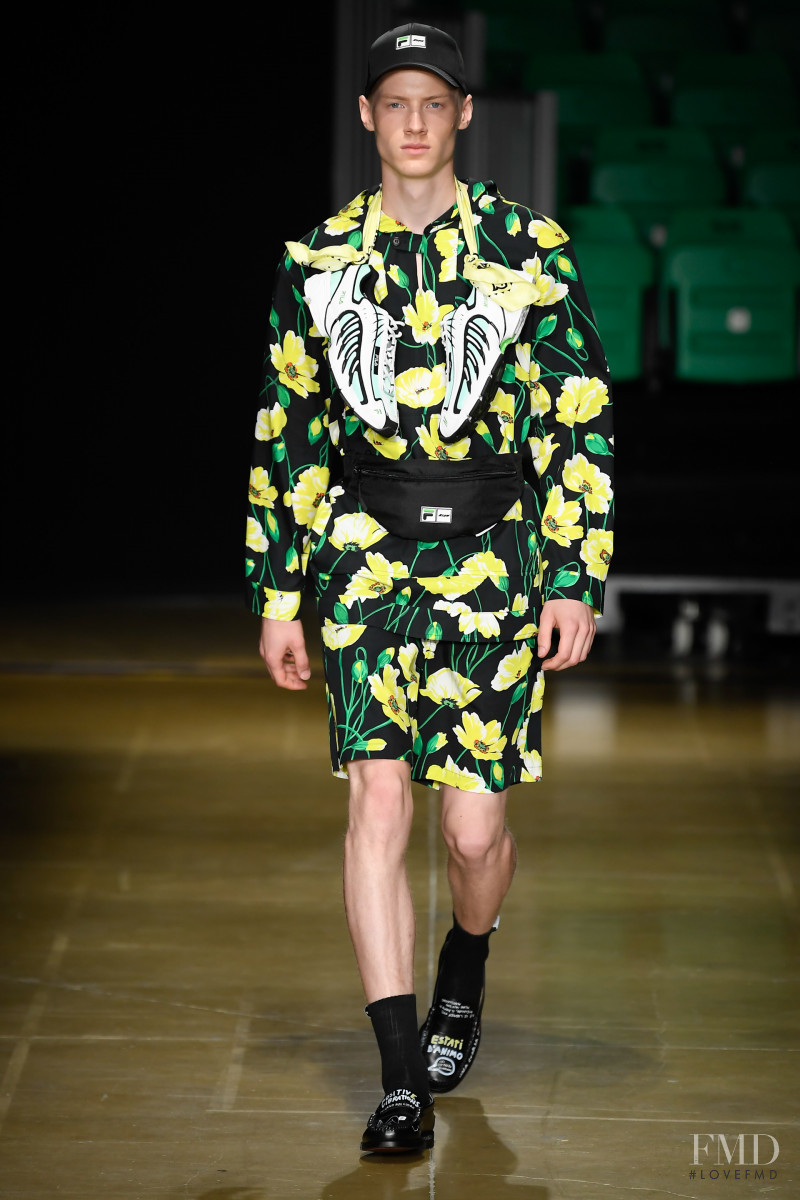 Braien Vaiksaar featured in  the MSGM fashion show for Spring/Summer 2020