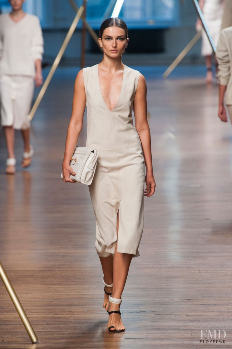 Andreea Diaconu featured in  the Jason Wu fashion show for Spring/Summer 2014