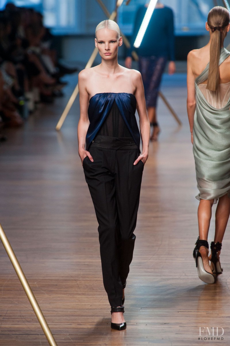 Irene Hiemstra featured in  the Jason Wu fashion show for Spring/Summer 2014