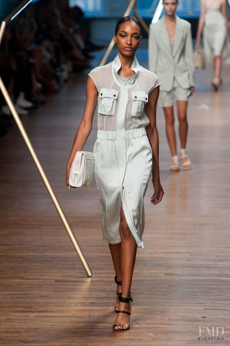 Jourdan Dunn featured in  the Jason Wu fashion show for Spring/Summer 2014