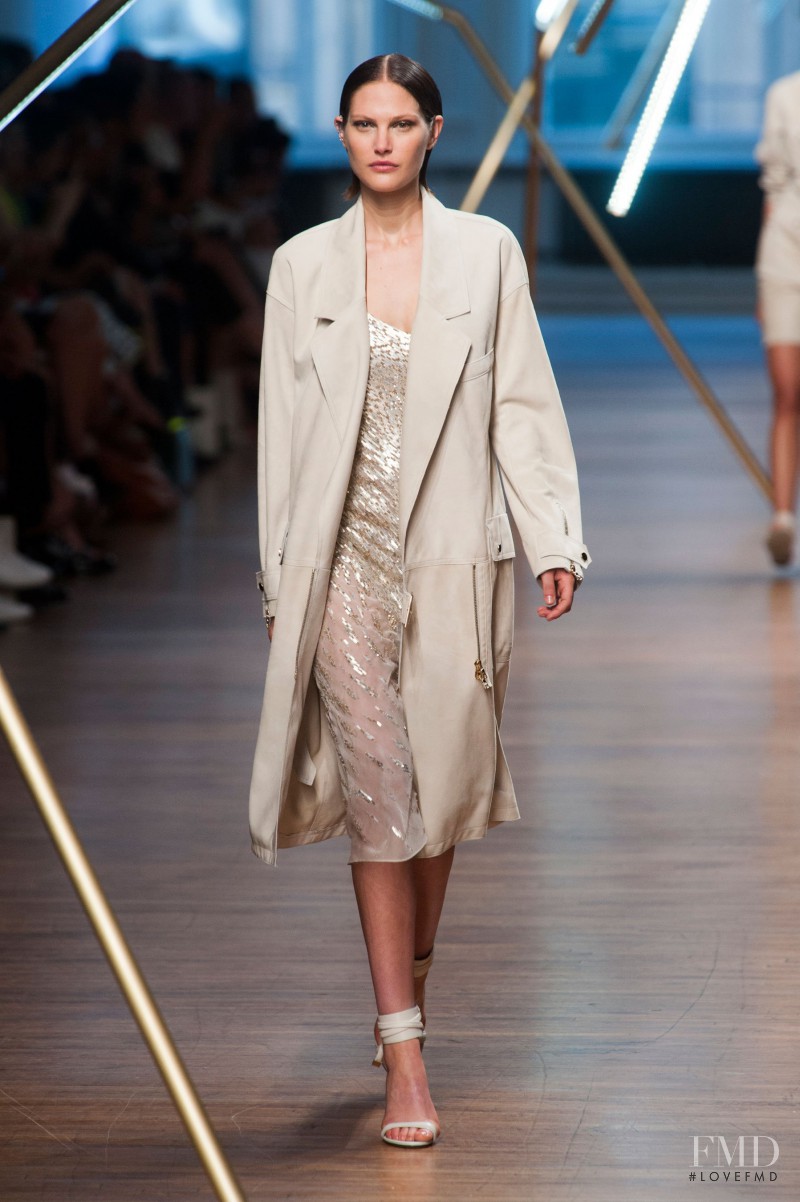Catherine McNeil featured in  the Jason Wu fashion show for Spring/Summer 2014