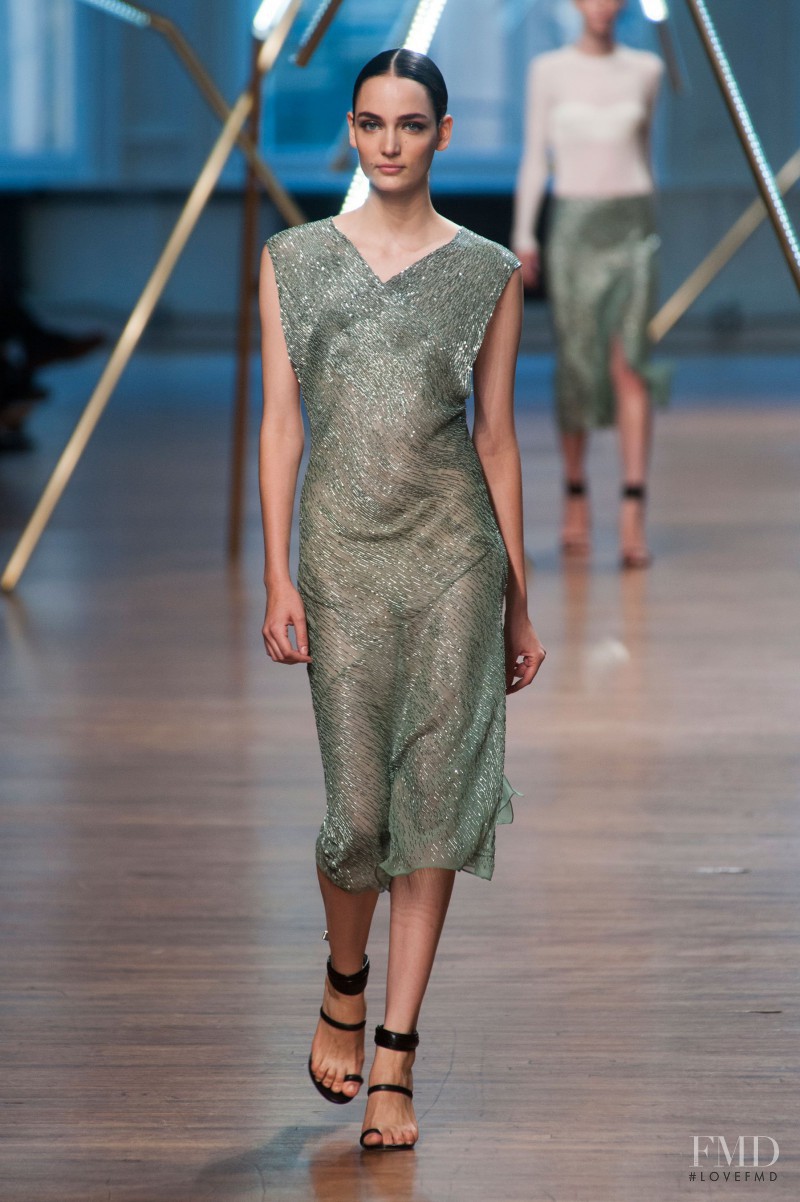 Zuzanna Bijoch featured in  the Jason Wu fashion show for Spring/Summer 2014