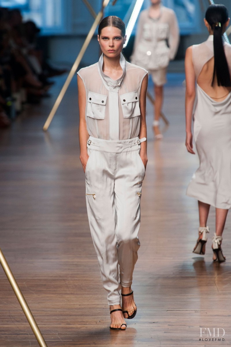 Caroline Brasch Nielsen featured in  the Jason Wu fashion show for Spring/Summer 2014