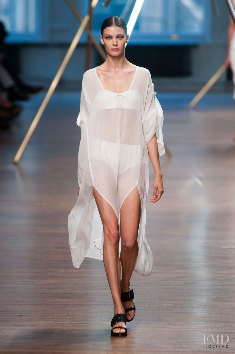 Diana Moldovan featured in  the Jason Wu fashion show for Spring/Summer 2014